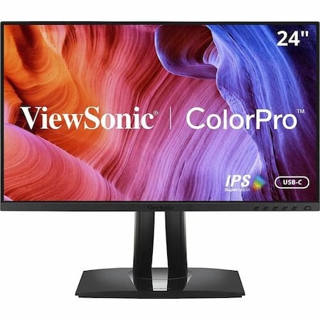 Viewsonic Monitor, IPS Panel, Full HD, Pantone, USB-C, 24in, BK VEWVP2456
